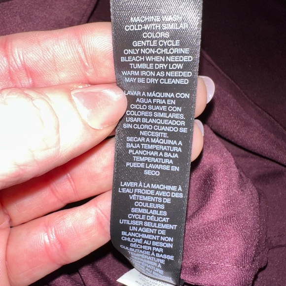 White House Black Market Silk Blend Blouse Embroidered Floral Kimono Size S NWT - Picture 8 of 9